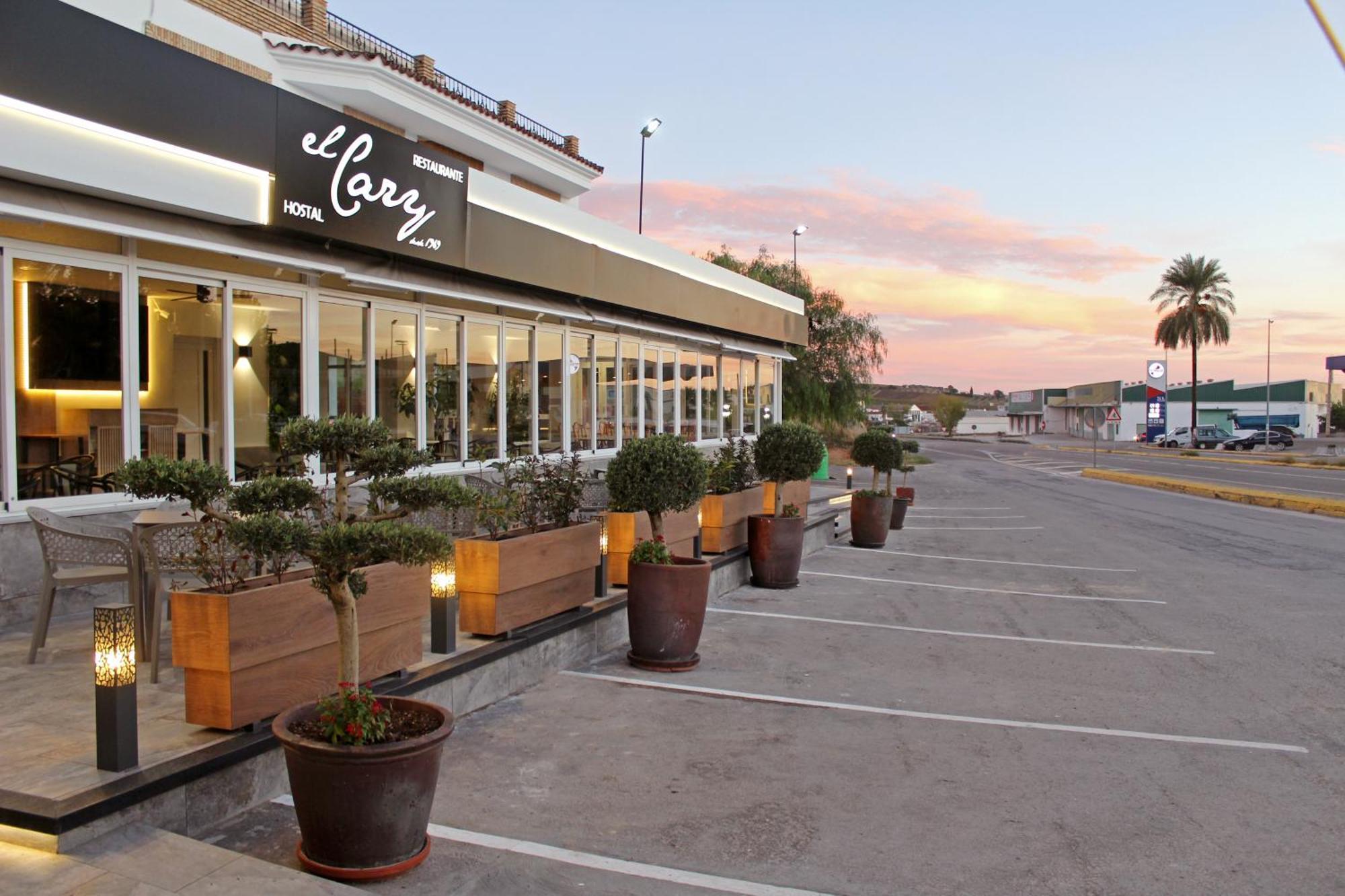 Hostal Restaurante El Cary Montemayor Bagian luar foto