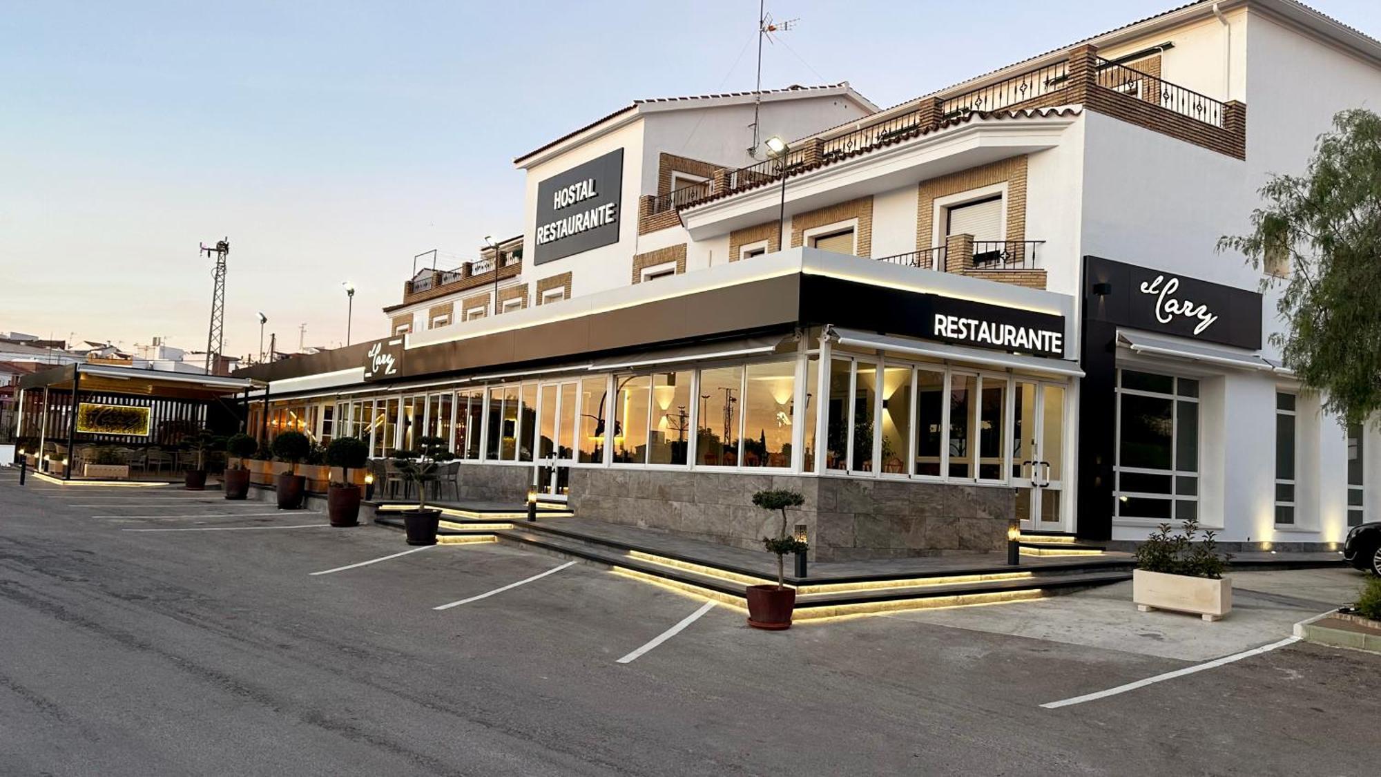 Hostal Restaurante El Cary Montemayor Bagian luar foto